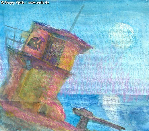 Подлодка в ночи