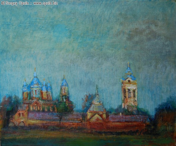 Коневский монастырь перед штормом