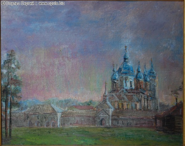 Коневец. Закат.