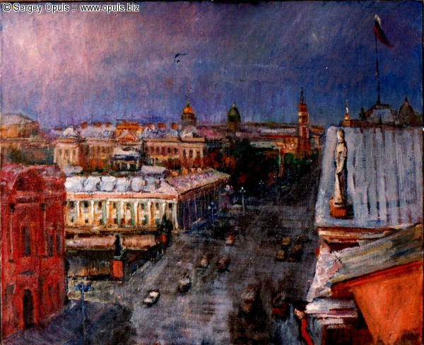 Невский пр. с Наппельбаумовской мансарды