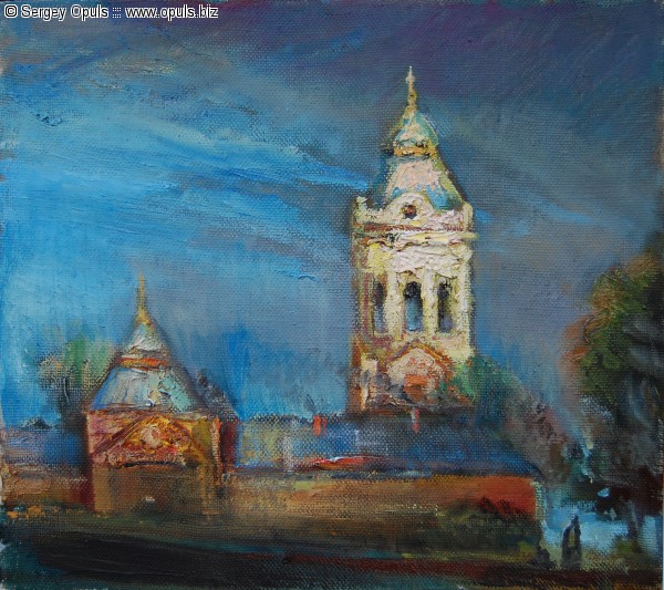 Коневец. Вечер.