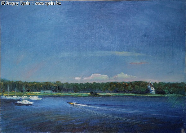 Церковь Новомучеников в Приморске с моря