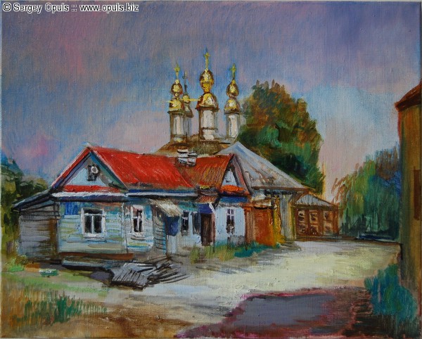 В.Устюг. Церковь жен-мироносиц и домик рыбака