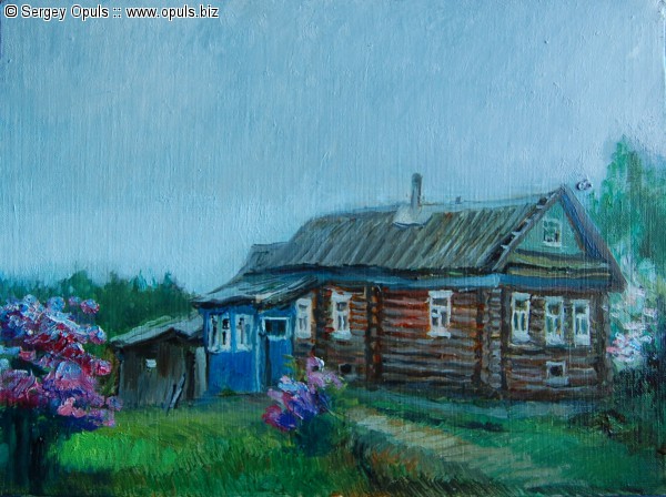 Сирень у дома Ванюшовых