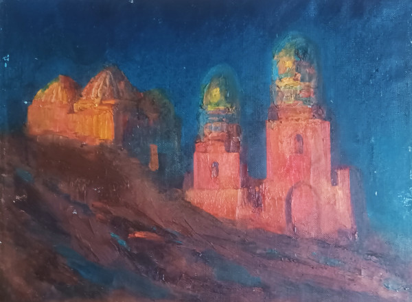 Вечер. Evening Шах-и-Зинда
