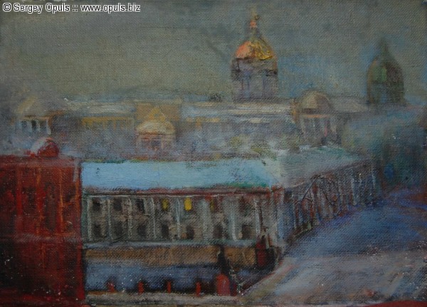 Невский пр. у Аничкова моста.