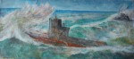 "Подлодка в бушующем море" "Подлодка в бушующем море"
