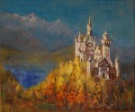 "Замок Нойшванштайн." "Замок Нойшванштайн."