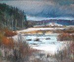 "Липовское озеро зимой.Ханнила" "Липовское озеро зимой.Ханнила"