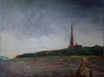 "Побережье с Финской кирхой.Приморск." "Побережье с Финской кирхой.Приморск."