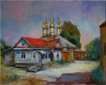"В.Устюг. Церковь жен-мироносиц и домик рыбака" "В.Устюг. Церковь жен-мироносиц и домик рыбака"