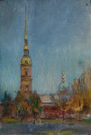 "Колокольня Петропавловки." "Колокольня Петропавловки."
