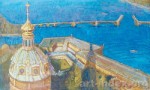 "Белые ночи с колокольни Петропавловки." "Белые ночи с колокольни Петропавловки."