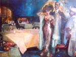 "В ресторане." "В ресторане."